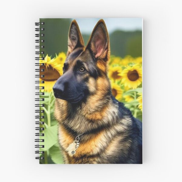 Artikelvorschau, Deutscher Schäferhund in Sonnenblumen entworfen und verkauft von Ashley Gagnon.