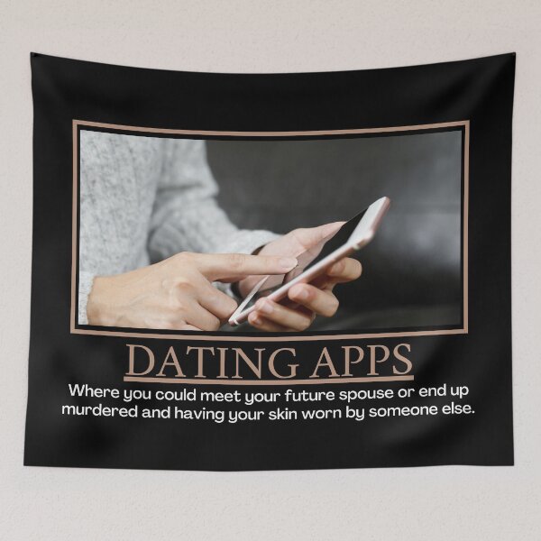 Item preview, Dating Apps- Demotivational Poster designed and sold by DesignsByDaddy.