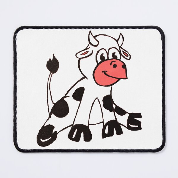 Vista previa del artículo con la obra «Vaca Sentada», diseñado y vendido por homesteadswag.