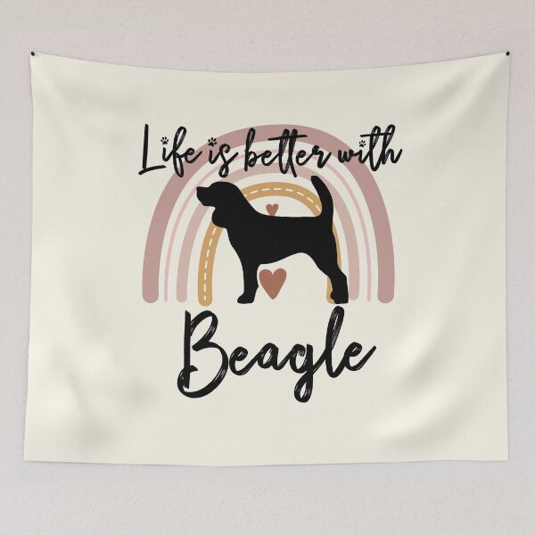 Item preview, Beagle Rainbow Aesthetic Boho designed and sold by rafaeltto.