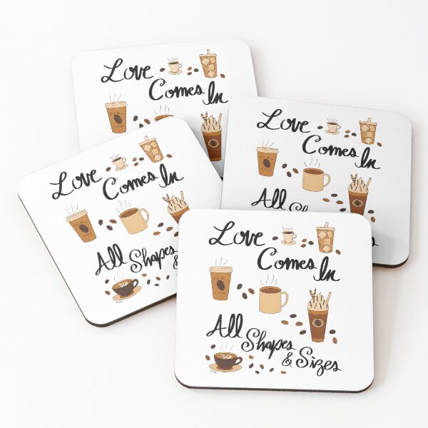 Item preview, Love Comes In All Shapes & Sizes - Coffee designed and sold by EcoElsa.