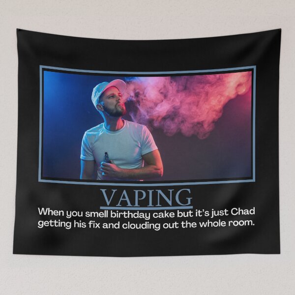 Artikelvorschau, Vaping - Demotivationsposter entworfen und verkauft von DesignsByDaddy.