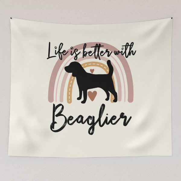 Item preview, Beaglier Rainbow Aesthetic Boho designed and sold by rafaeltto.