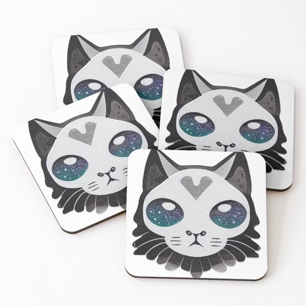Item preview, Galaxy Gaze Cat designed and sold by SikoticVinyl.