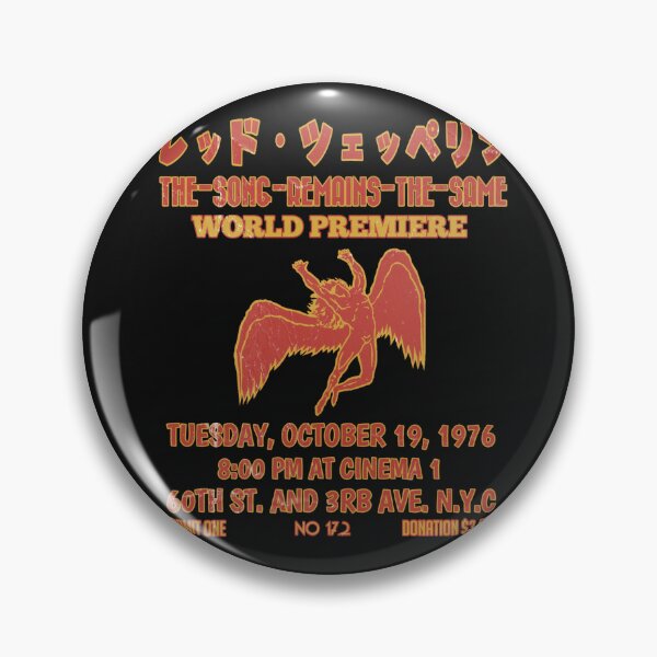 Led Zeppelin Icarus 32mm Button Badge