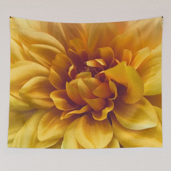 Item preview, Luxurious Yellow Silk Flower Enthralling Close-Up designed and sold by DEC02.