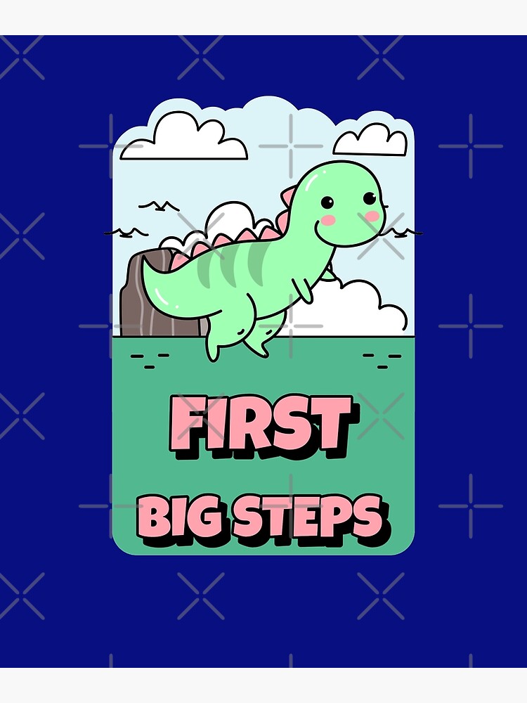 &amp;quot;The inscription &amp;quot;First big steps&amp;quot; and a picture with a ...