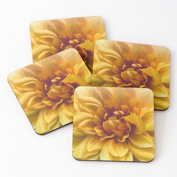 Item preview, Luxurious Yellow Silk Flower Enthralling Close-Up designed and sold by DEC02.