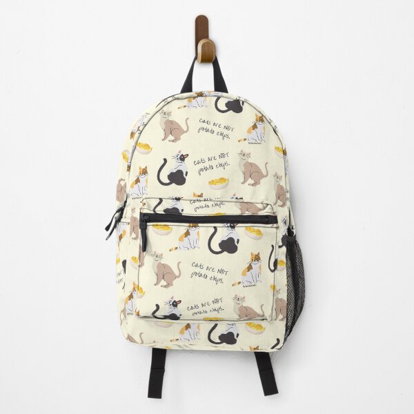 Item preview, Cats Are Not Potato Chips Pattern - Cream designed and sold by DarkGreenSoul.