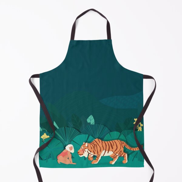Item preview, To look a tiger in the eye - What it means to be a woman - Jungle Illustration designed and sold by SpringandHoney.