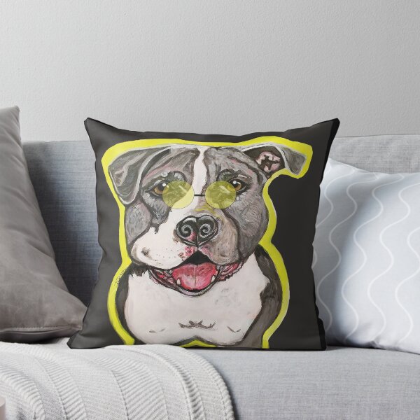 Aperçu de l'œuvre Pablo Lenon Pit Bull créée et vendue par artsybarncat.