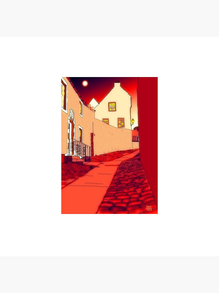 Discover Dysart: Scottish Town digital drawing Pin Button