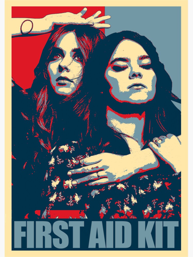 "First aid kit band hope poster" Sticker for Sale by KellyWagner