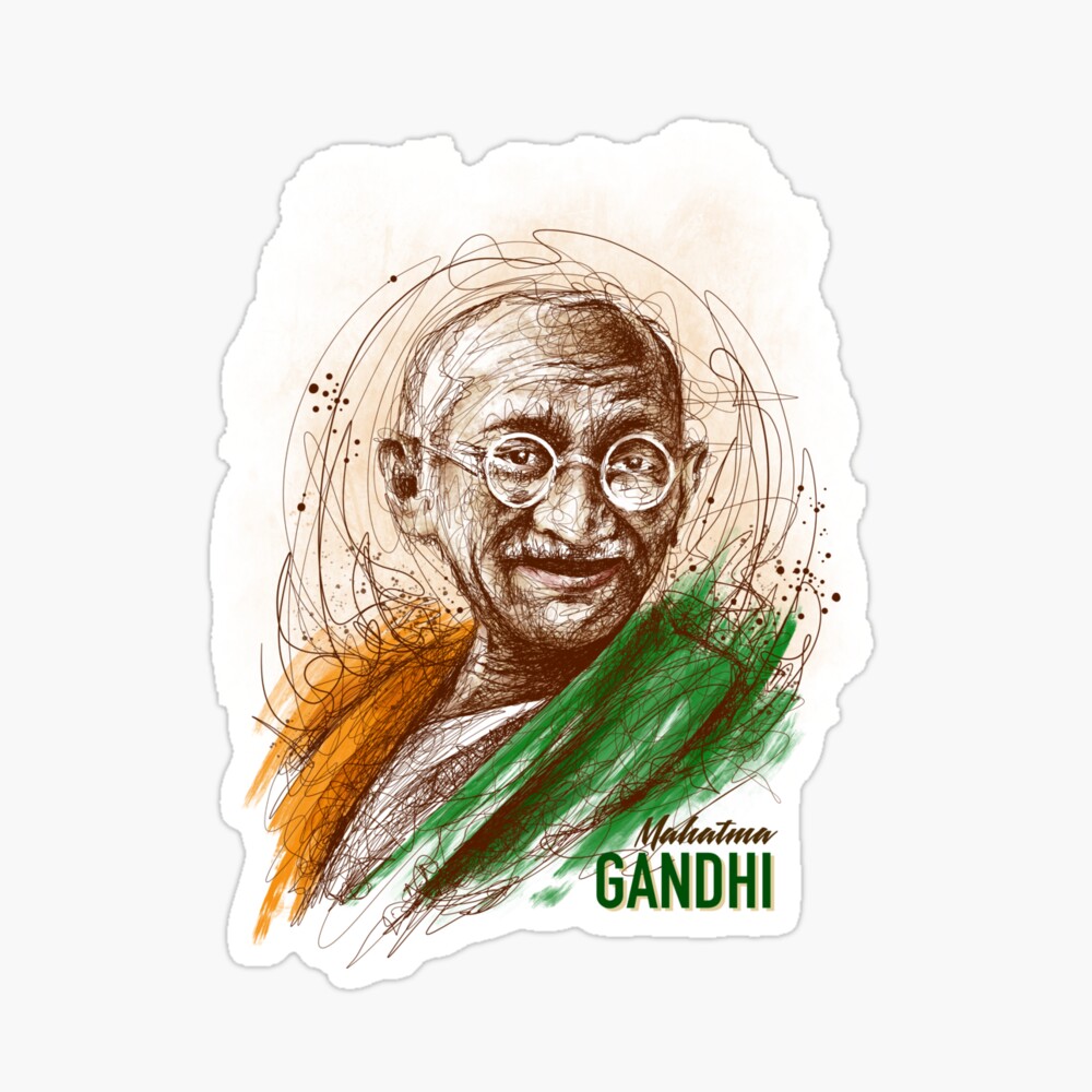 733 Drawing Gandhi Images Stock Photos  Vectors  Shutterstock