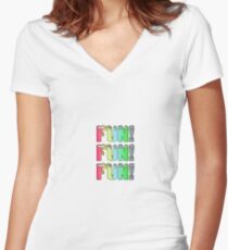 Fun fun fun Women's Fitted V-Neck T-Shirt