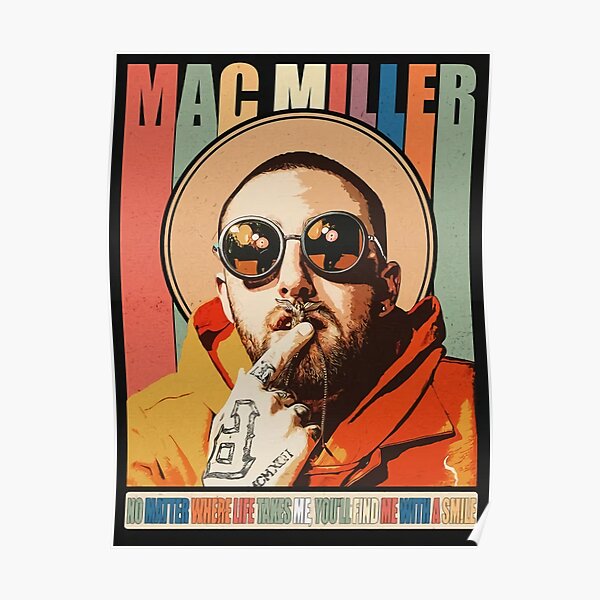 Vintage Miller, peu importe où la vie me mène, vous me trouverez avec un sourire Poster Poster