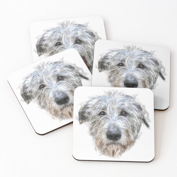 Item preview, Irish Wolfhound Watercolour Artwork designed and sold by Typeglyphs.