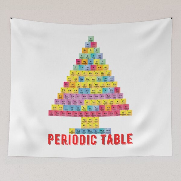 Item preview, Periodic Table,Christmas Tree Edition designed and sold by DrawingAndText.