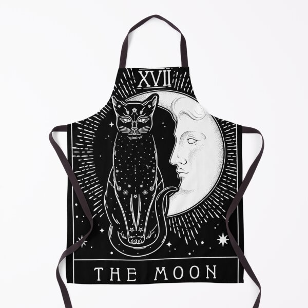 Item preview, Tarot Card Crescent Moon And Cat Gráfico designed and sold by BARRESANCHEZ.