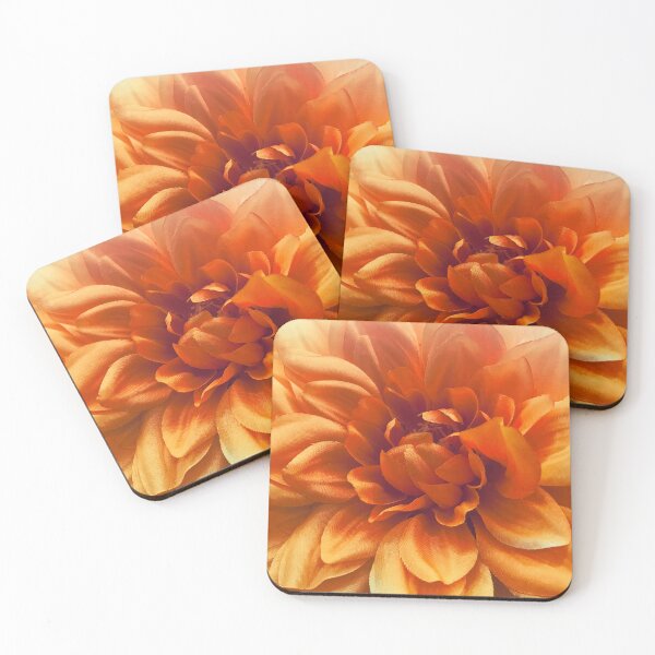Item preview, Pastel Orange Silk Flower Captivating Close-Up designed and sold by DEC02.