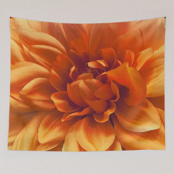 Item preview, Pastel Orange Silk Flower Captivating Close-Up designed and sold by DEC02.