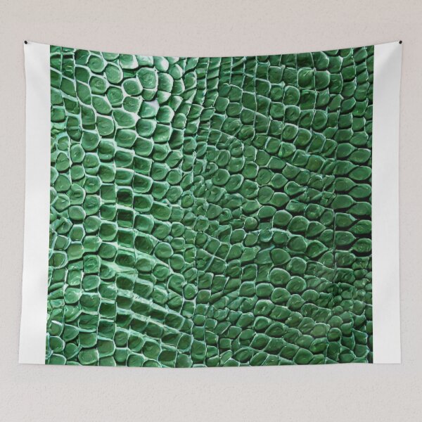 Item preview, Green Reptile Skin Texture Pattern Design  designed and sold by NellVerde.