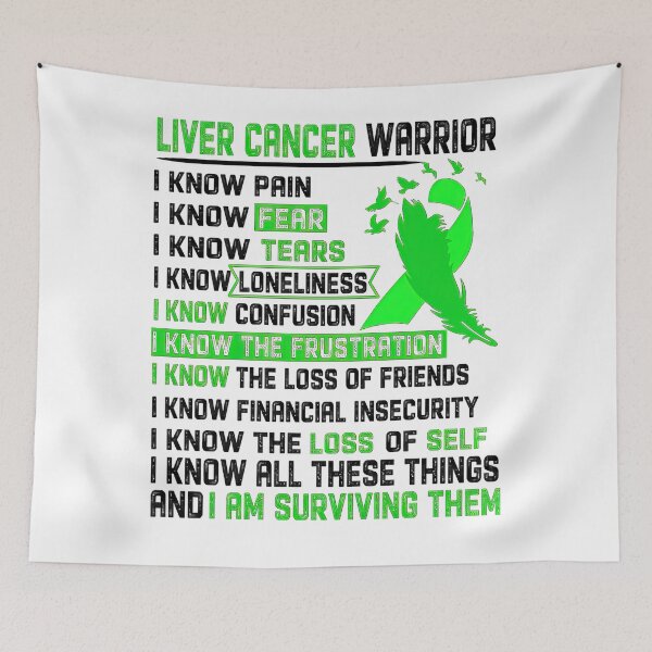 Item preview, Liver Cancer Awareness I Am Liver Cancer Warrior I Know All These Things and I Am Surviving Them Support Liver Cancer Warri designed and sold by heckforddewey.