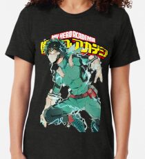 Deku Full Cowl-My hero Academia Tri-blend T-Shirt
