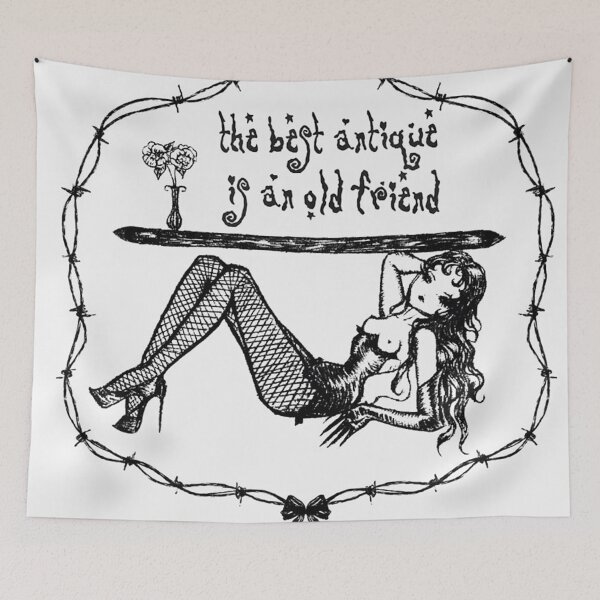 Item preview, The Best Antique is an Old Friend  designed and sold by emeleyshaw.