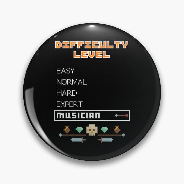 Item preview, Musician Difficulty Level Sticker Racerback Tank Top designed and sold by mchughbesenh.