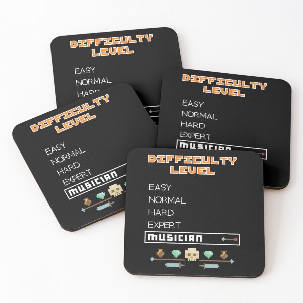 Item preview, Musician Difficulty Level Sticker Racerback Tank Top designed and sold by mchughbesenh.