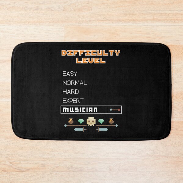 Item preview, Musician Difficulty Level Sticker Racerback Tank Top designed and sold by mchughbesenh.
