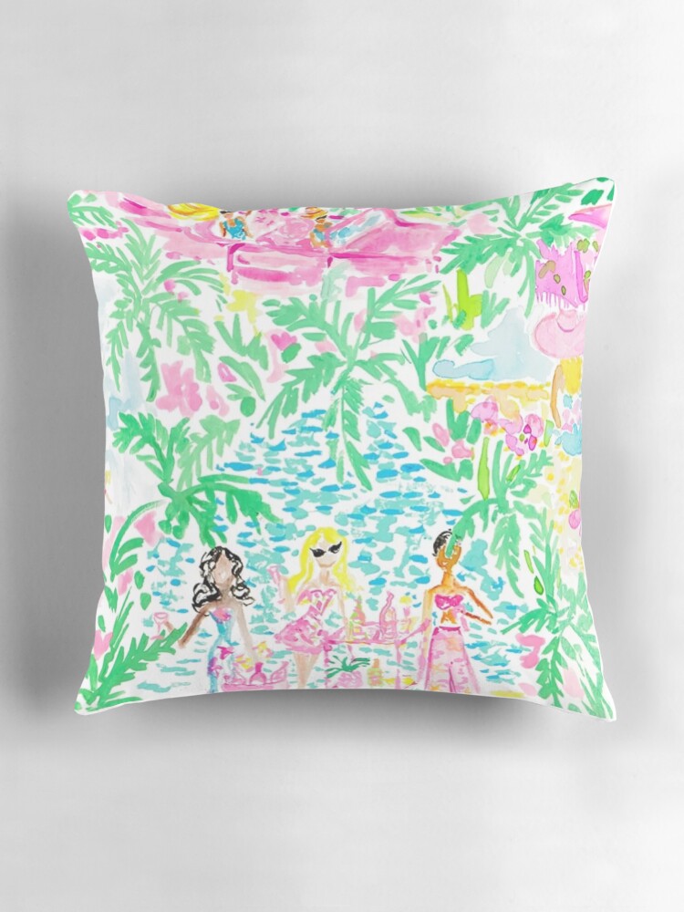 Thumbnail 3 of 4, Pillow, lily spring guide designed and sold by catherinebinson.