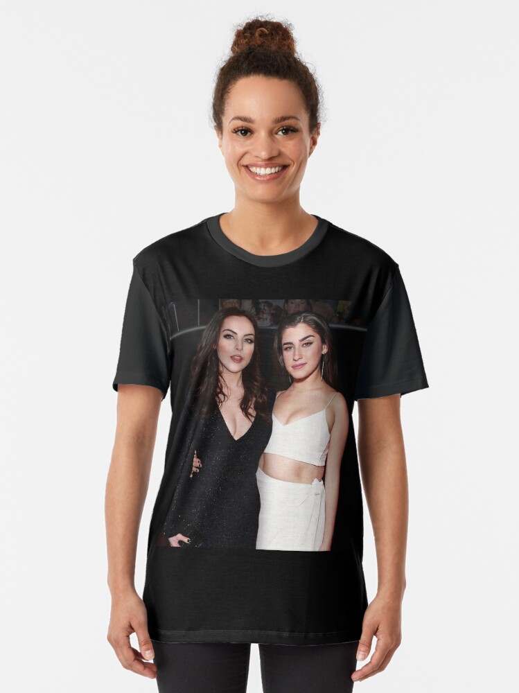 Liz Gillies And Lauren Jauregui T Shirt For Sale By Hmanip Redbubble Liz Gillies Graphic T 