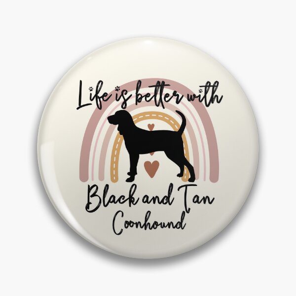 Artikelvorschau, Black and Tan Coonhound Rainbow Aesthetic Boho entworfen und verkauft von rafaeltto.