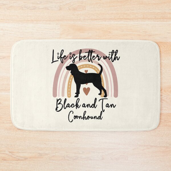 Artikelvorschau, Black and Tan Coonhound Rainbow Aesthetic Boho entworfen und verkauft von rafaeltto.