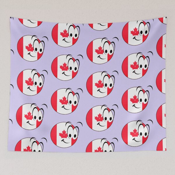 Item preview, emoji flag poster, canada designed and sold by CraktmanShop.