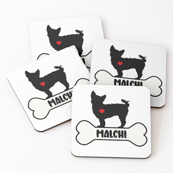Item preview, I Love My Malchi, Chihuahua Maltese Cross designed and sold by MajesticTree.