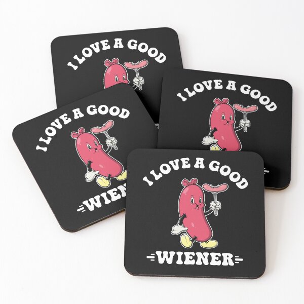 Item preview, I Love A Good Weiner Retro Hotdog Funny Cookout Saying  designed and sold by swiftyspade.