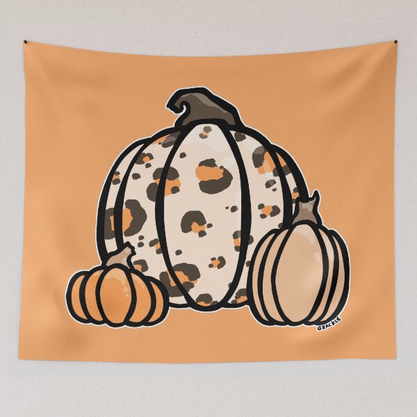 Item preview, Orange Leopard Print Pumpkin designed and sold by JanGrackle.
