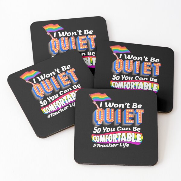 Item preview, I Won't Be Quiet So You Can Be Comfortable Teacher Life designed and sold by gaciamingeo12.