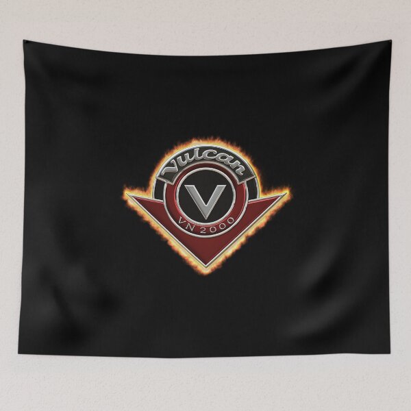 Item preview, Vulcan VN 2000 Logo 2 Flames designed and sold by Vulcan-VN.