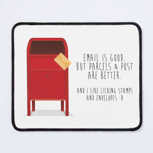Item preview, Email is Good But Parcels and Post are Better designed and sold by chillaxcats.