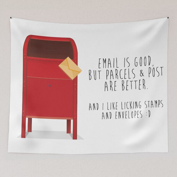 Item preview, Email is Good But Parcels and Post are Better designed and sold by chillaxcats.