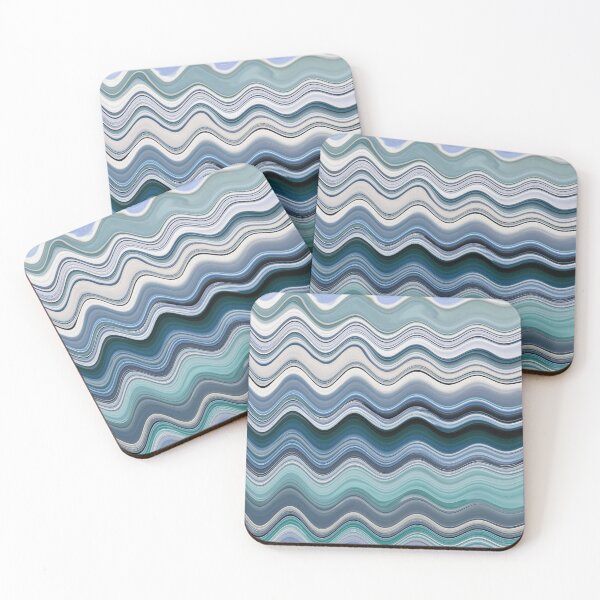 Item preview, Abstract Ocean Horizontal Lines Coastal Style Décor Beachy Vibes Art 13 of 20  designed and sold by Beachy.