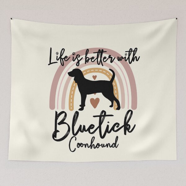 Item preview, Bluetick Coonhound Rainbow Aesthetic Boho designed and sold by rafaeltto.