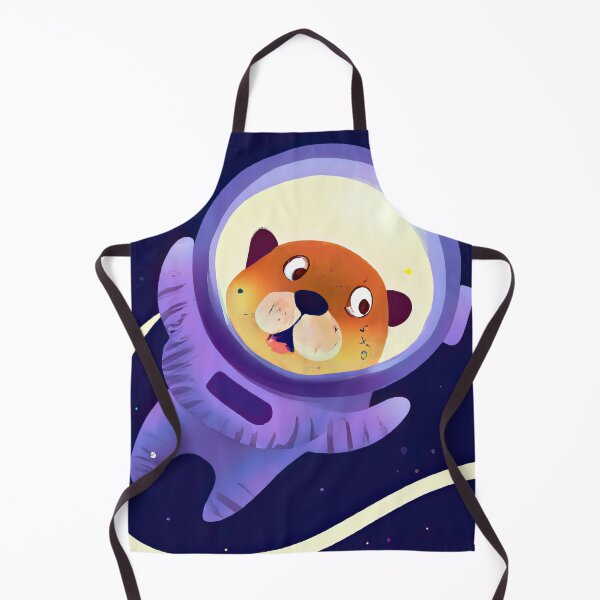 Item preview, OtterSpace Astronaut Otter in outer space cute Illustration designed and sold by SubtleSplit.