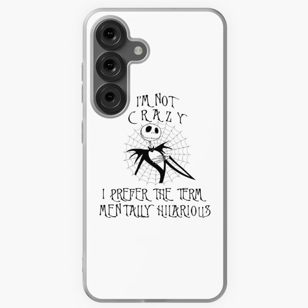 Item preview, Nightmare Before Christmas Jack Skellington I'm Not Crazy I Prefer The Term Mentally Hilarious designed and sold by KahlenDeveraux.