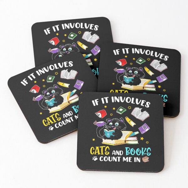 Item preview, If It Involves Books and Cats Count Me In Book Lovers Cat Lovers Back To School designed and sold by meachsmileyr11.