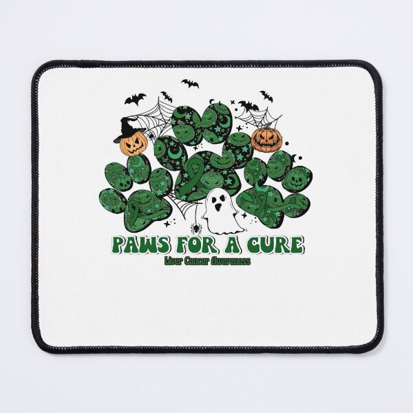 Item preview, Liver Cancer Awareness - paws for a cure halloween designed and sold by heckforddewey.
